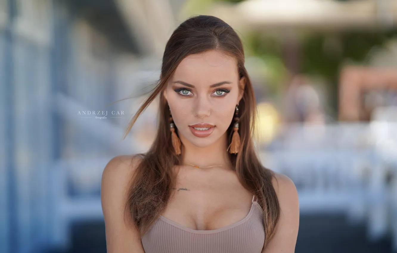 Фото обои модель, красотка, Klaudia, Andrzej Car