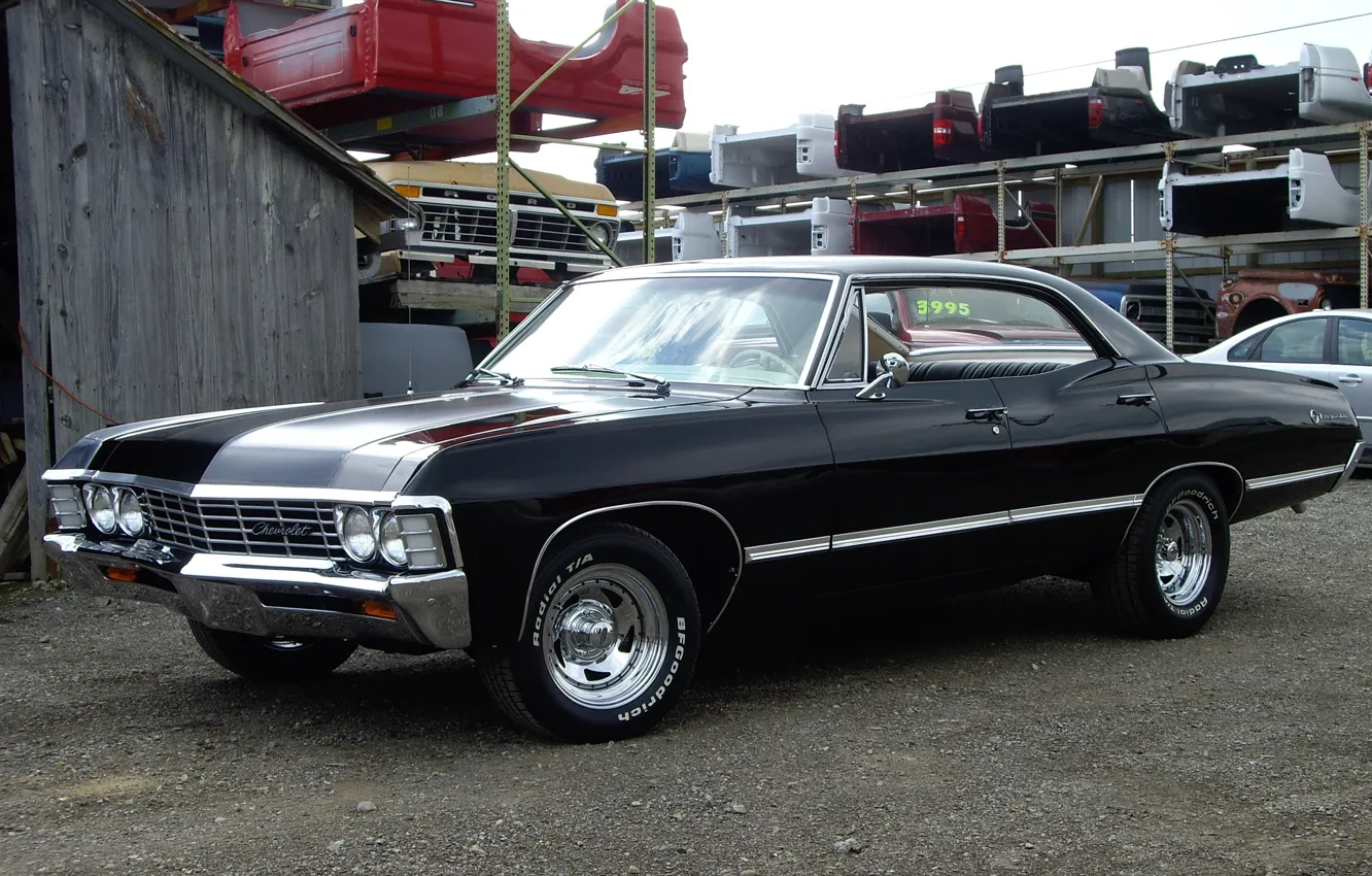 Фото обои Chevrolet, Baby, Supernatural, 1967, Impala, Original, Sale, Serial