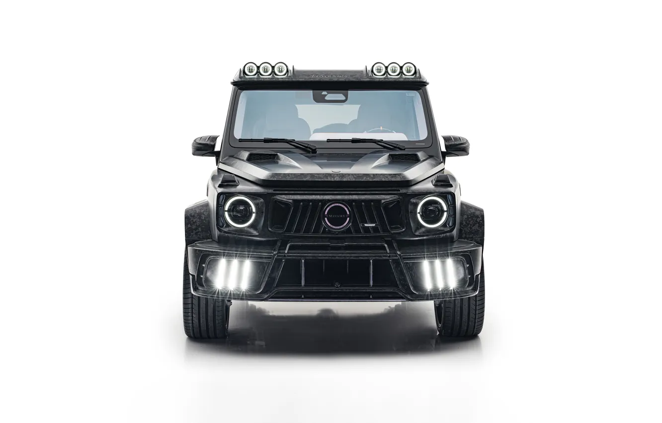 Фото обои Mercedes-Benz, Front, AMG, Mansory, G63, Limited Edition, Вид Спереди, Tuning Car