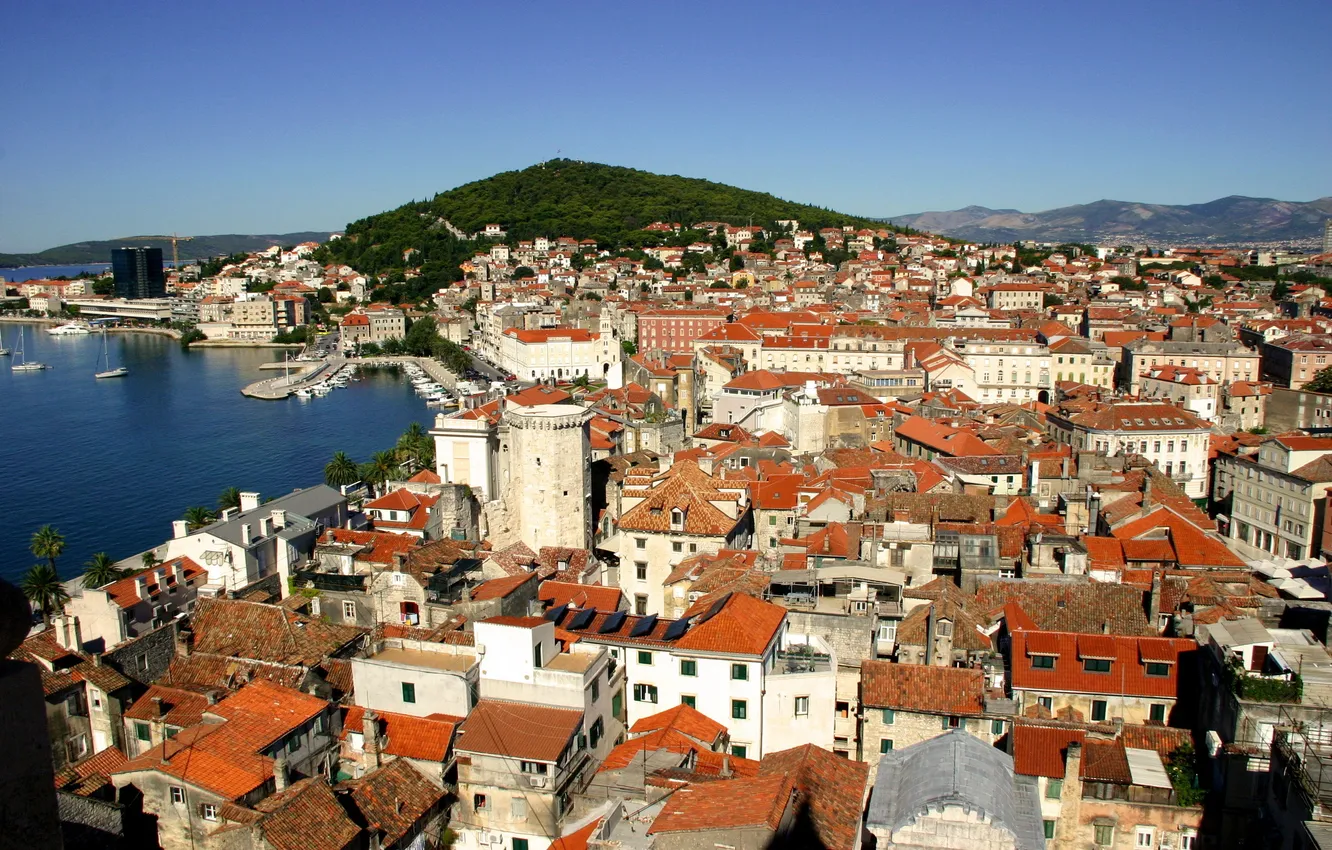 Фото обои город, фото, дома, Хорватия, Split