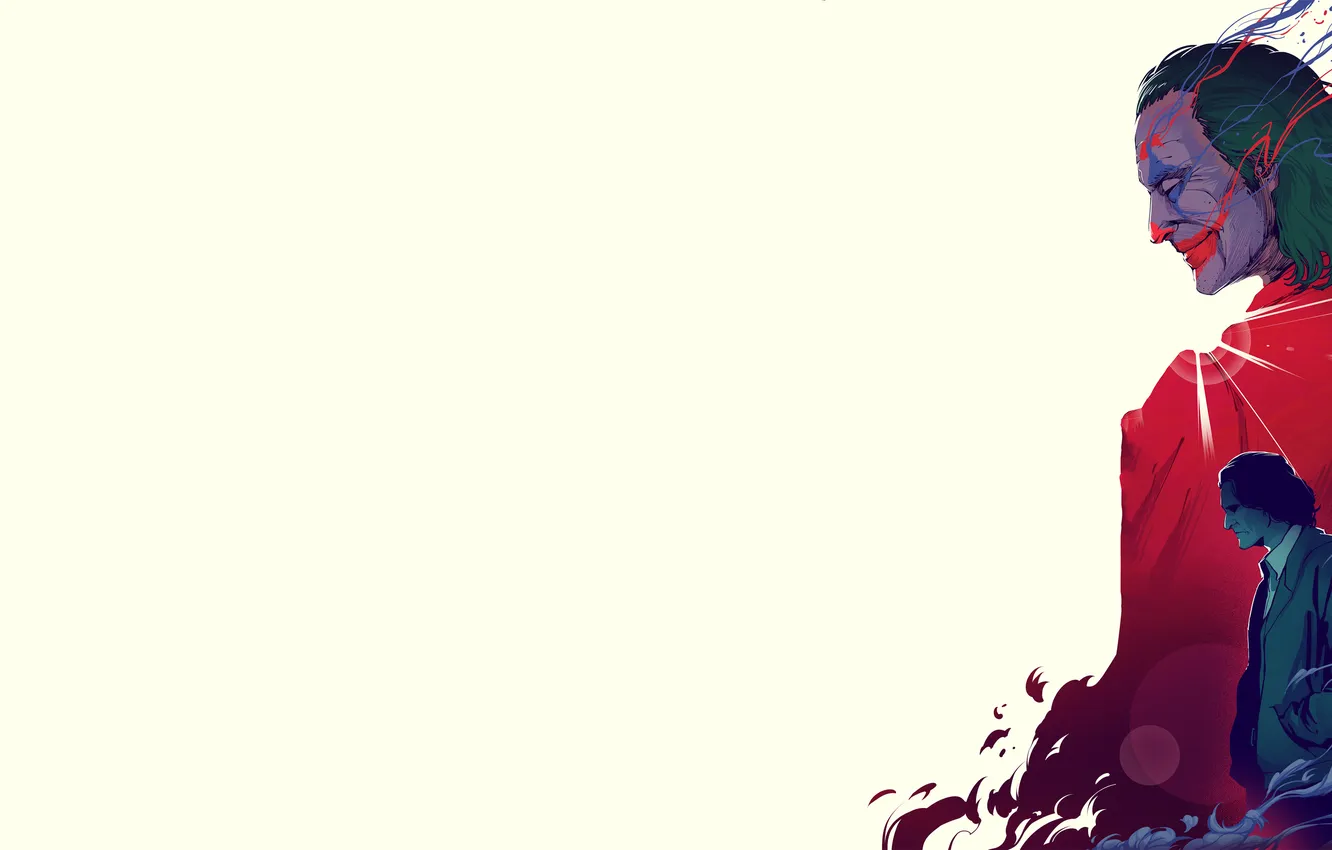 Фото обои фильм, минимализм, Джокер, белый фон, комиксы, minimalism, Joker, movie