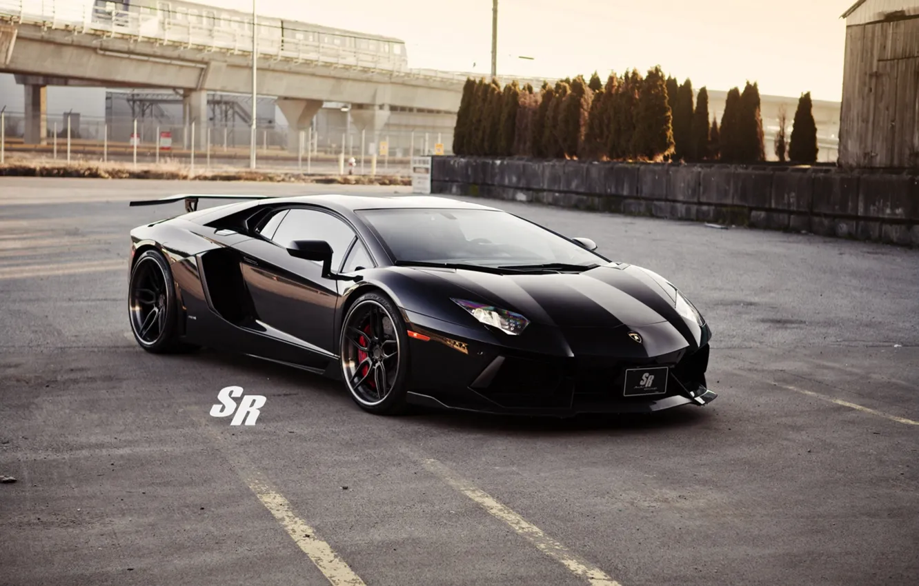 Фото обои Lamborghini, Tuning, Aventador, 2014, SR Auto