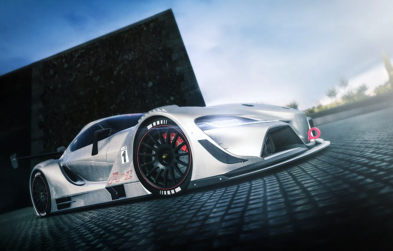 Фото обои Concept, Toyota, Car, Race, FT-1, Vision GT