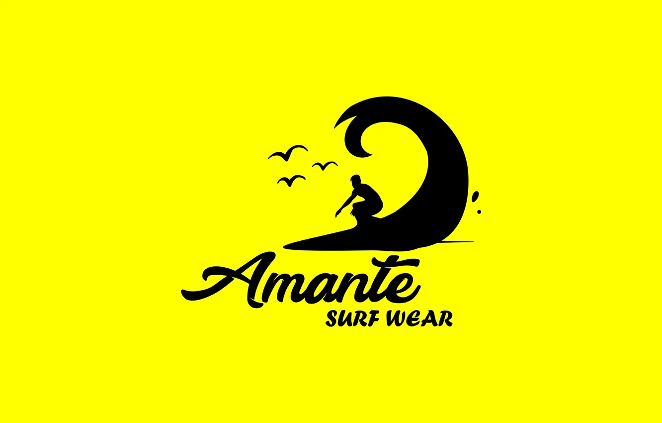 Фото обои LOGO, SURF, AMANTE