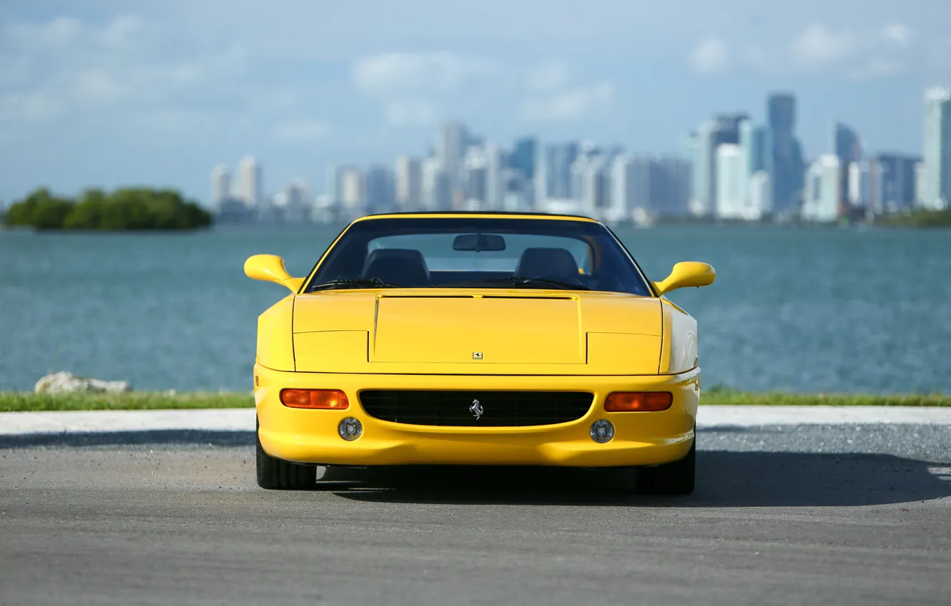Фото обои Ferrari, front, F355, Ferrari 355 F1 GTS