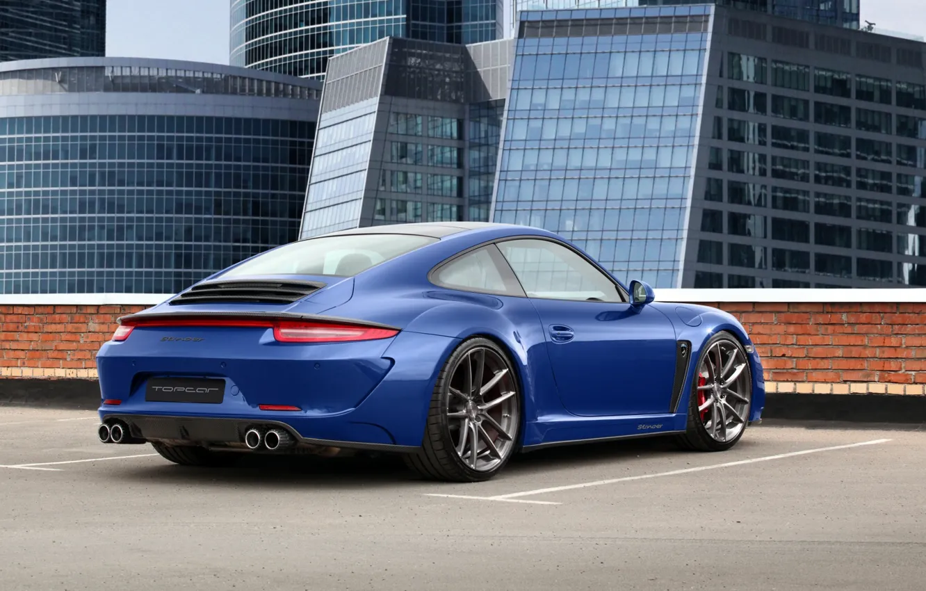 Фото обои Porsche 911, tuning, TopCar, 991, Carrera Stinger