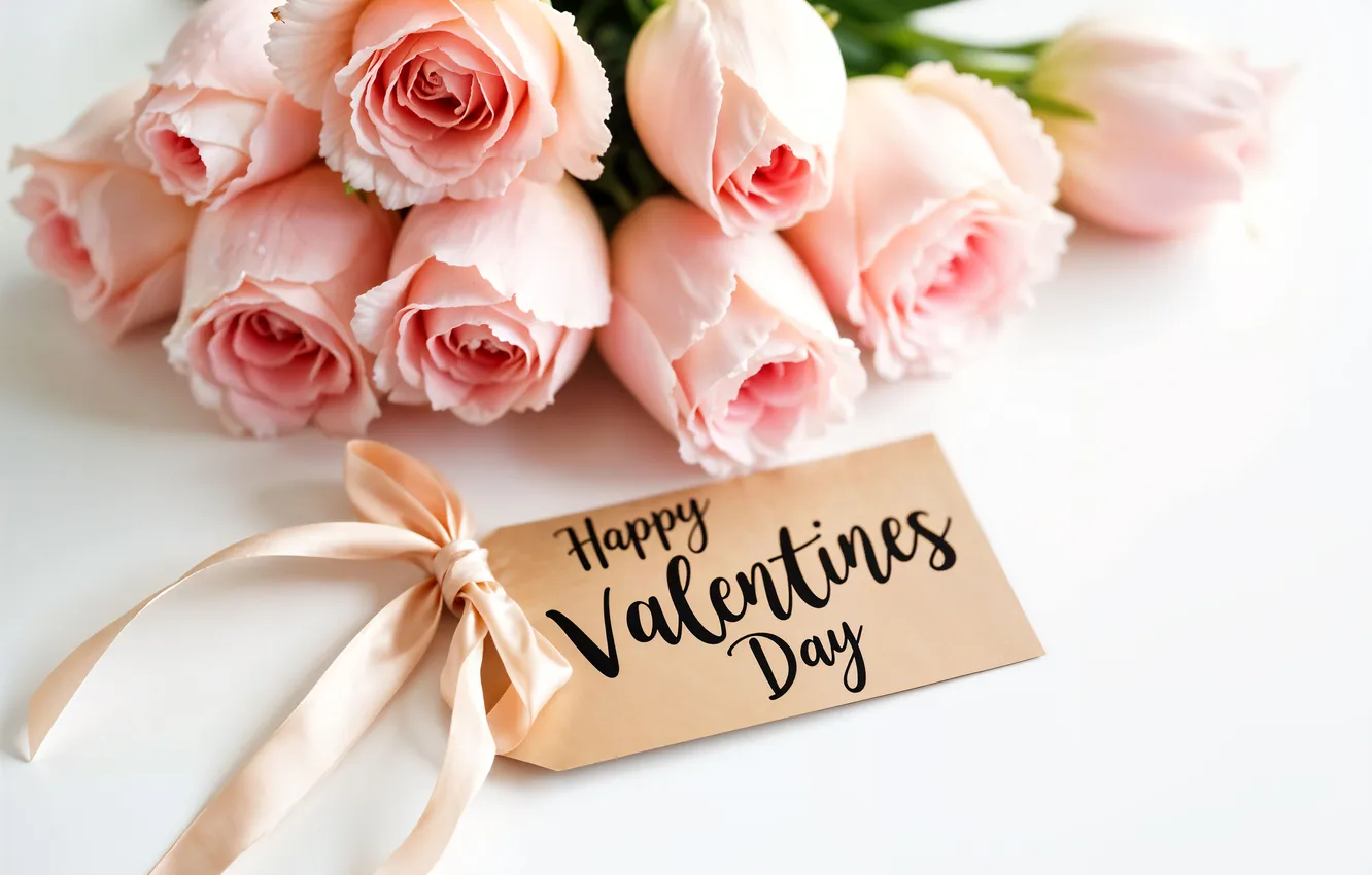 Фото обои любовь, цветы, романтика, розы, букет, love, happy, День святого Валентина