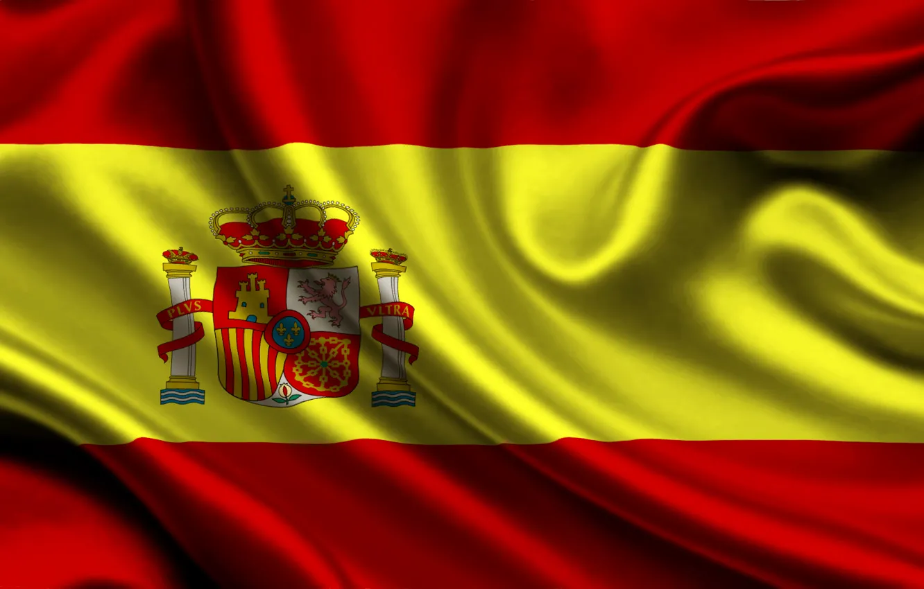 Фото обои флаг, испания, spain