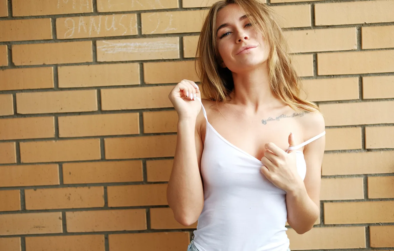 Фото обои взгляд, лицо, модель, Eva