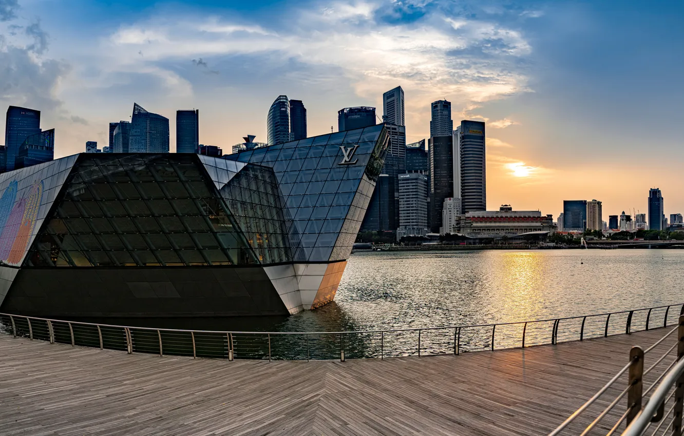 Фото обои здания, Сингапур, Marina Bay