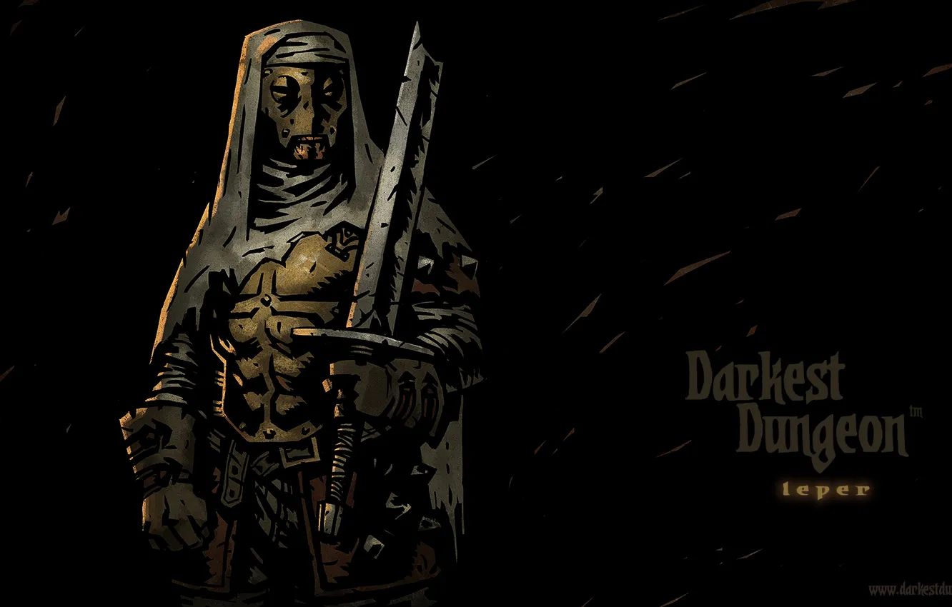 Фото обои RPG, Darkest Dungeon, Red Hook Studios, Leper