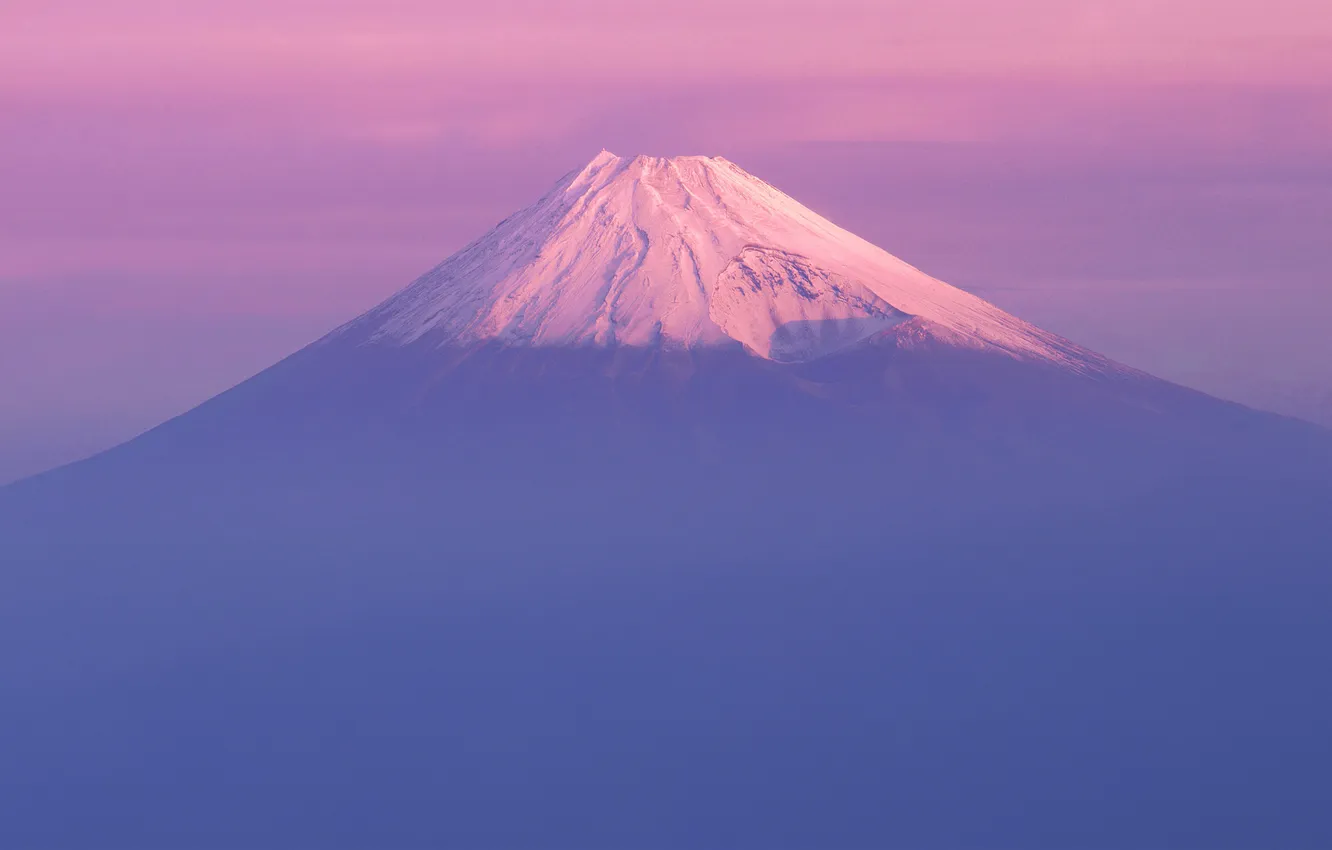 Фото обои пейзаж, гора, Япония