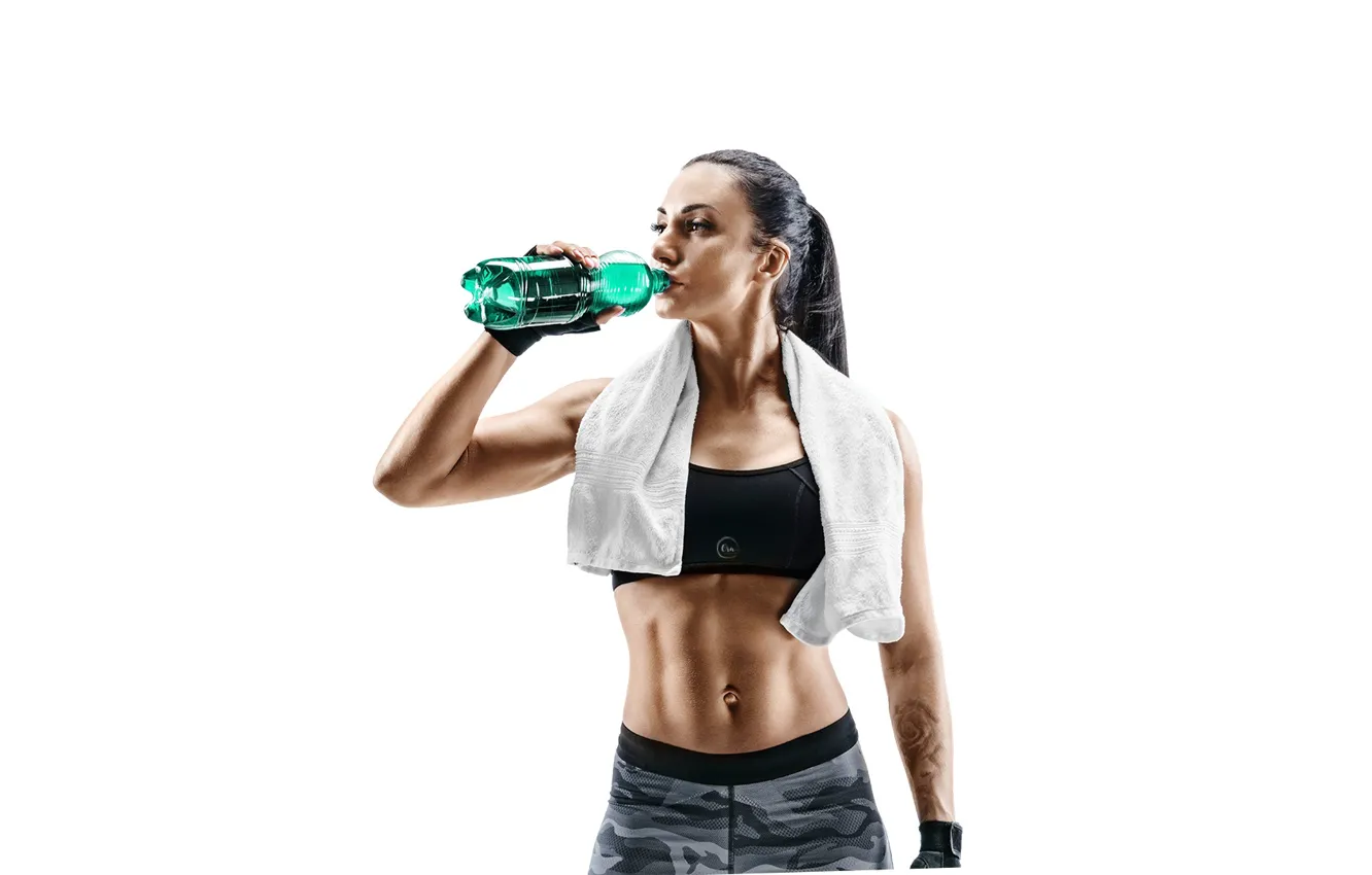 Фото обои female, workout, fitness