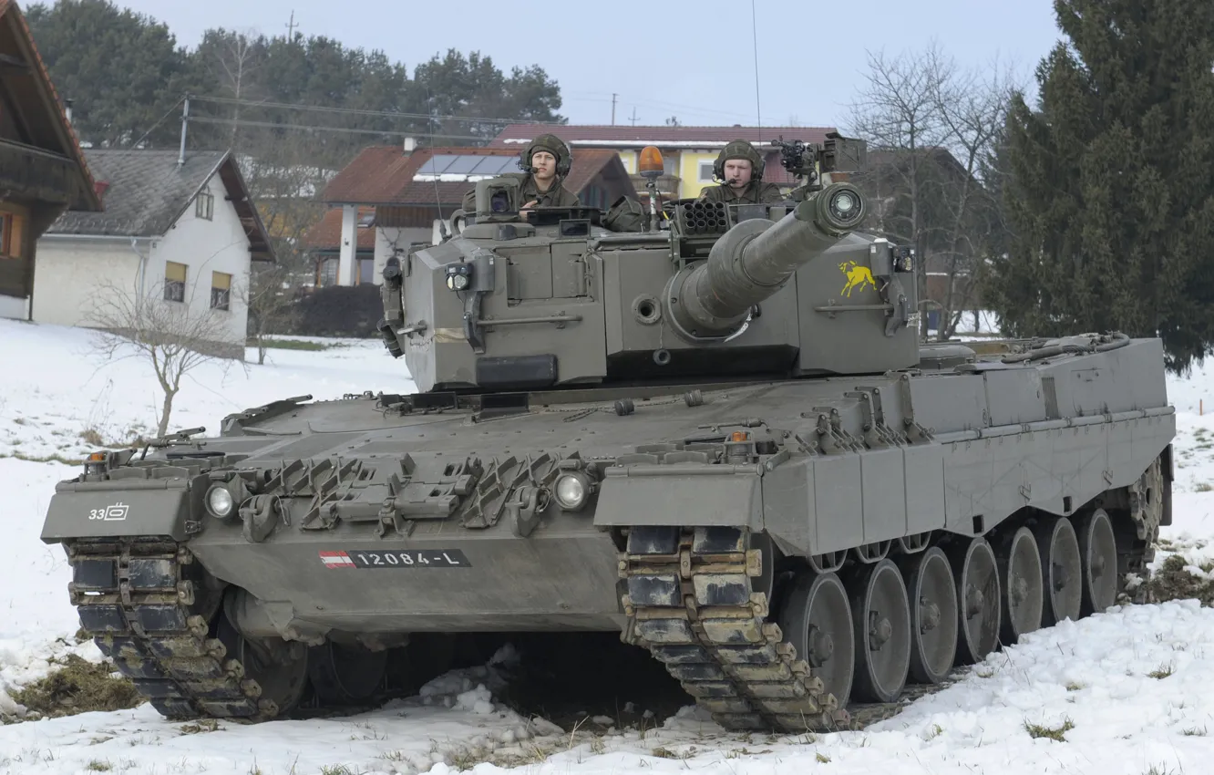 Фото обои Танк, Leopard 2A4, Танковые Войска, Вооруженные Силы
