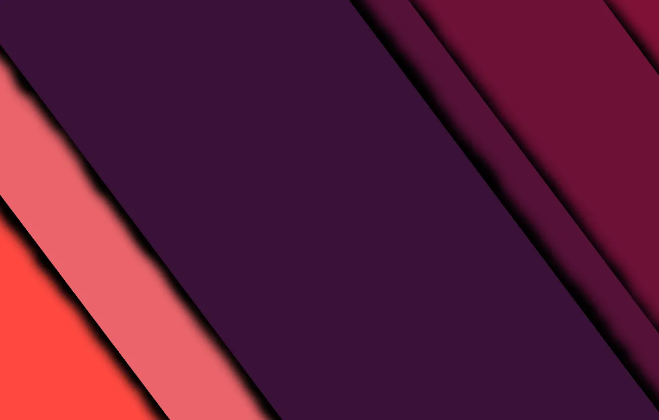 Фото обои линии, сиреневый, розовый, геометрия, android, design, color, material