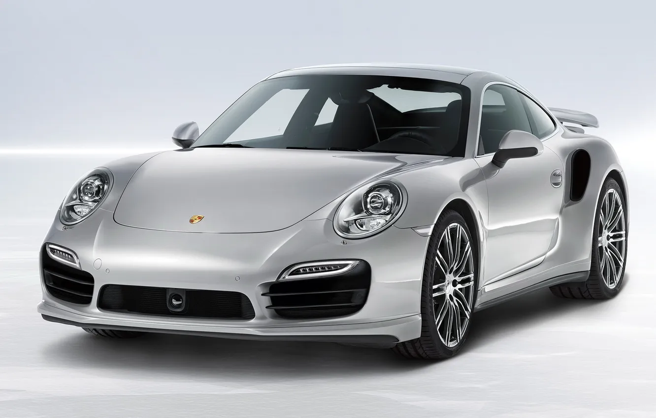 Фото обои фары, 911, Porsche, порше, передок, Turbo, 2013