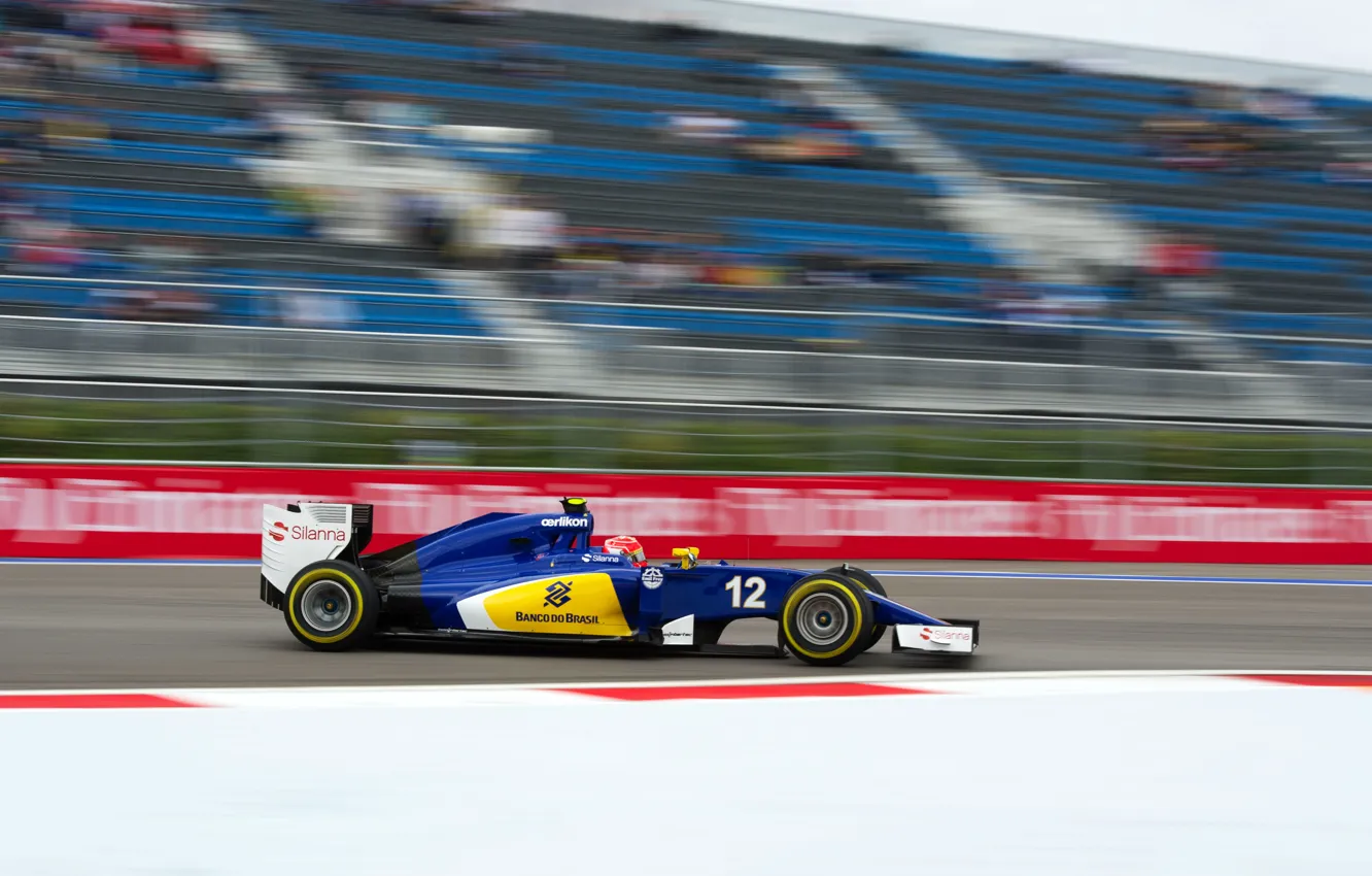 Фото обои Профиль, Formula 1, Sauber, C34, Felipe Nasr
