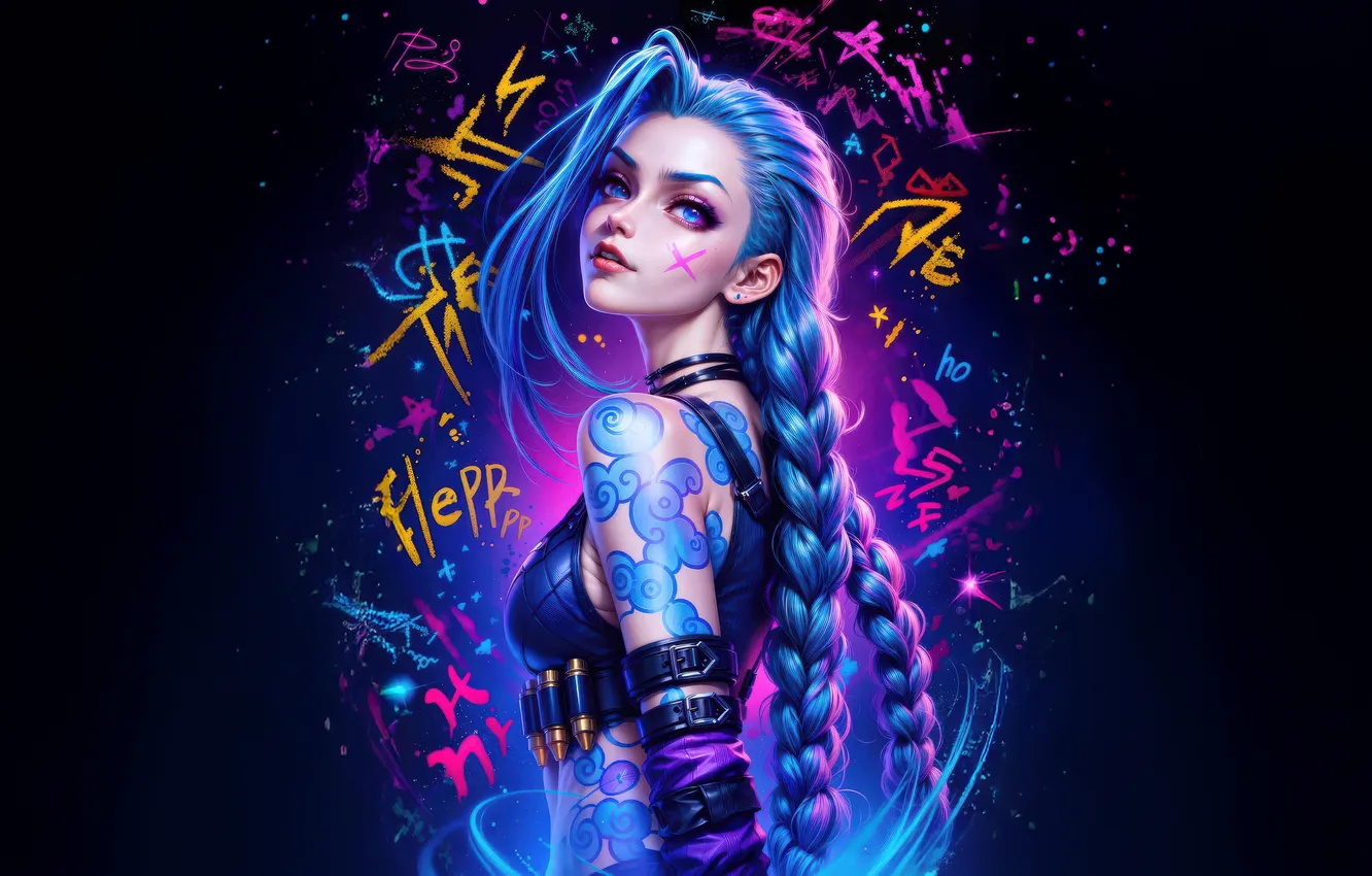 Фото обои jinx, mystic, vibes