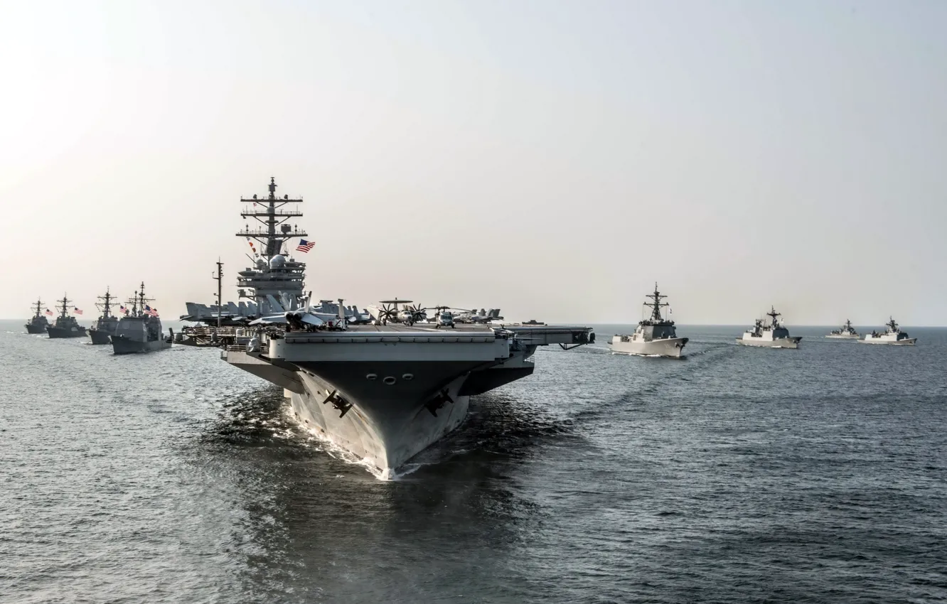 Фото обои оружие, корабли, армия, USS Ronald Reagan (CVN 76)