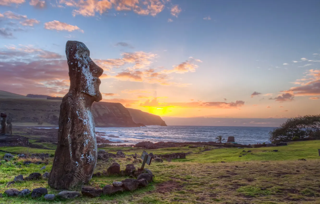 Фото обои Isla de Pascua, Rapa Nui, Easter Island