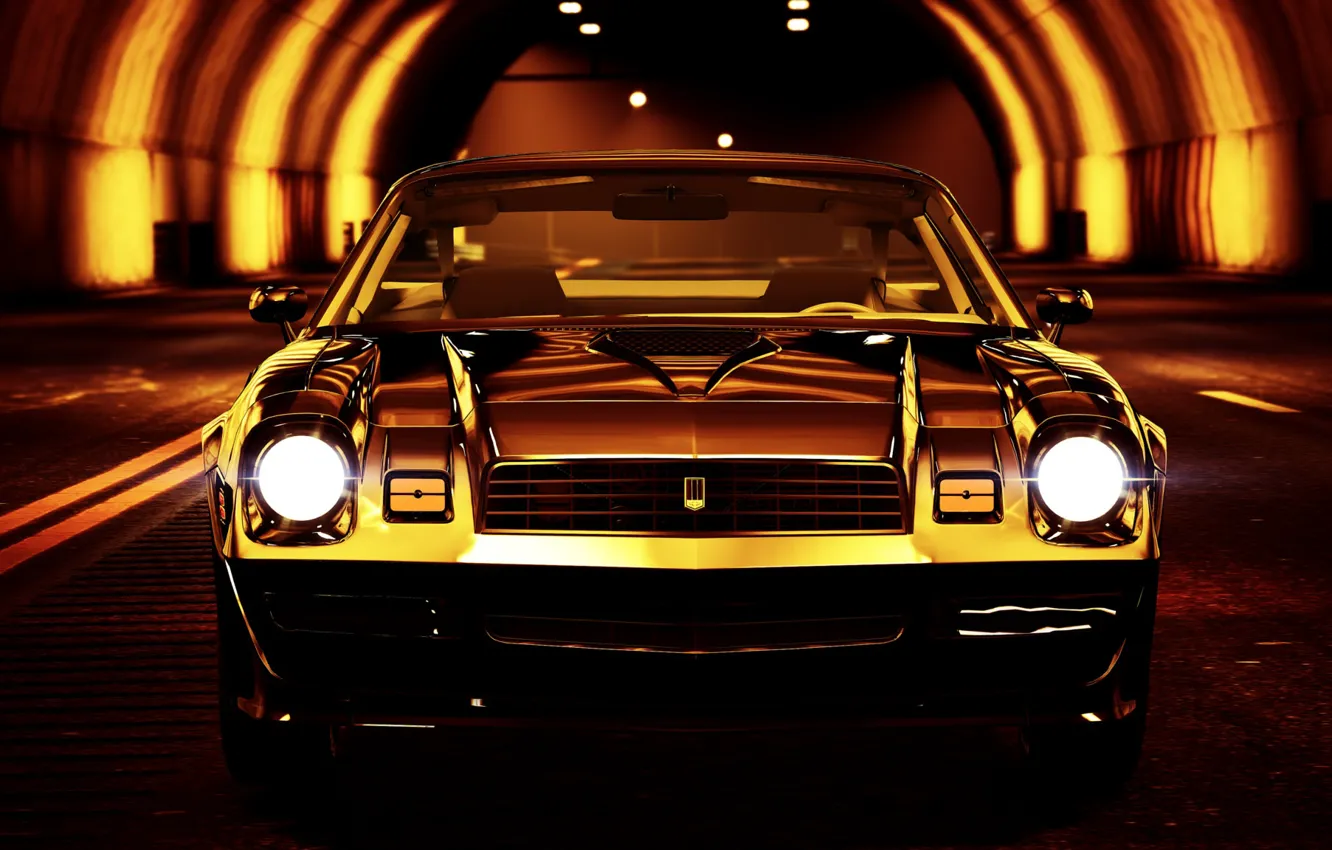 Фото обои игра, Grand Theft Auto V, Camaro Z28