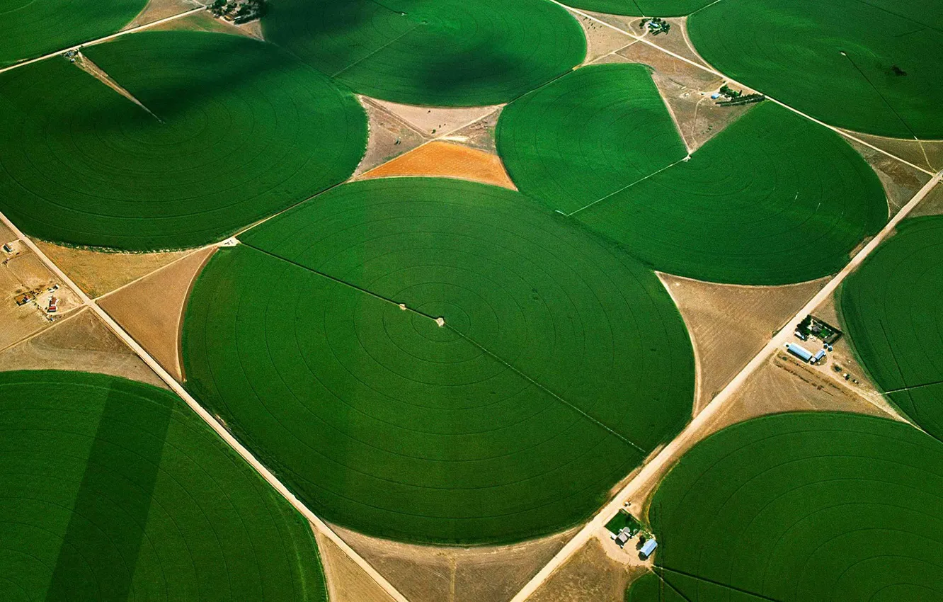 Фото обои поля, Колорадо, США