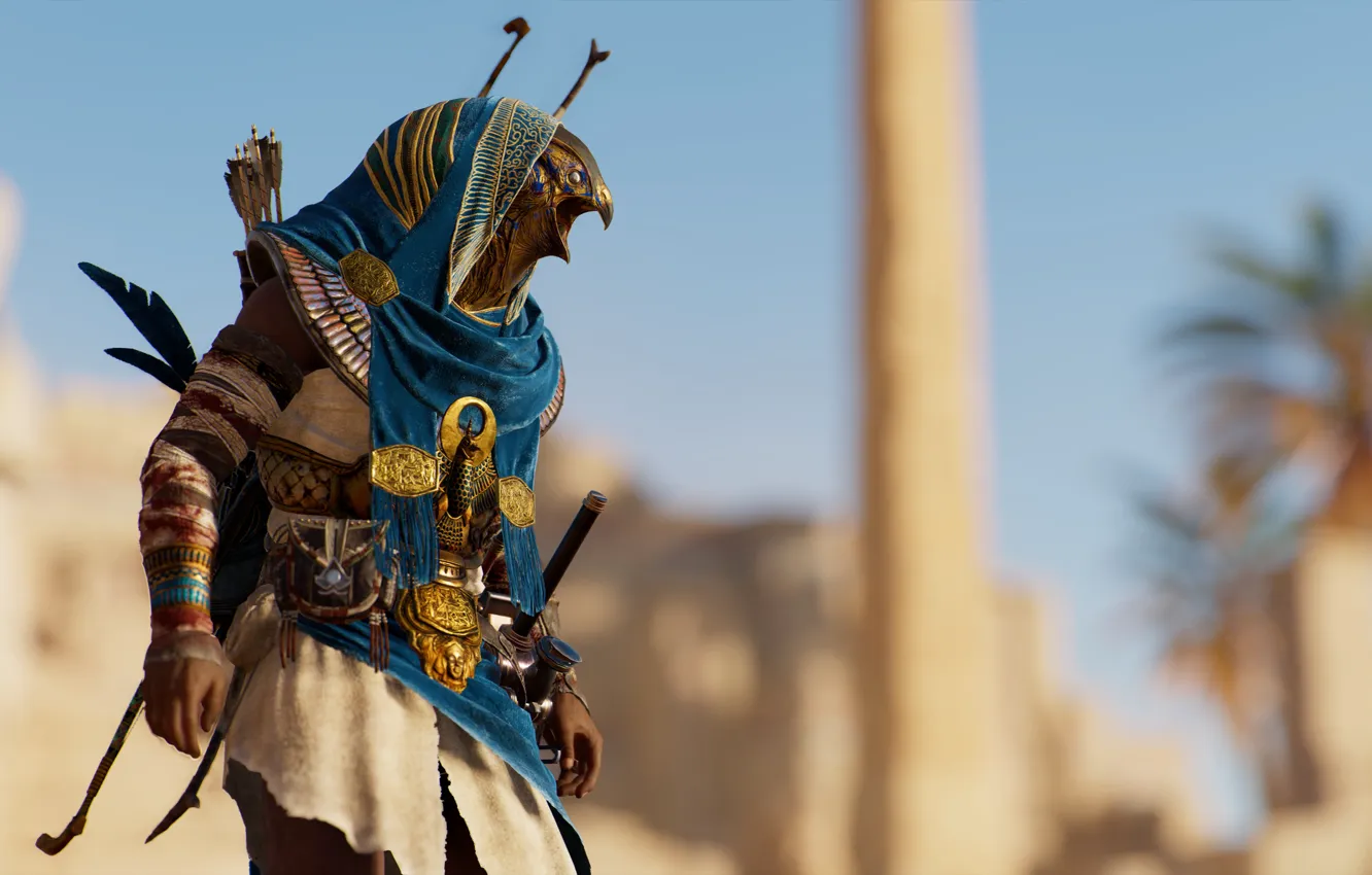 Фото обои фон, игра, Assassin's Creed Origins