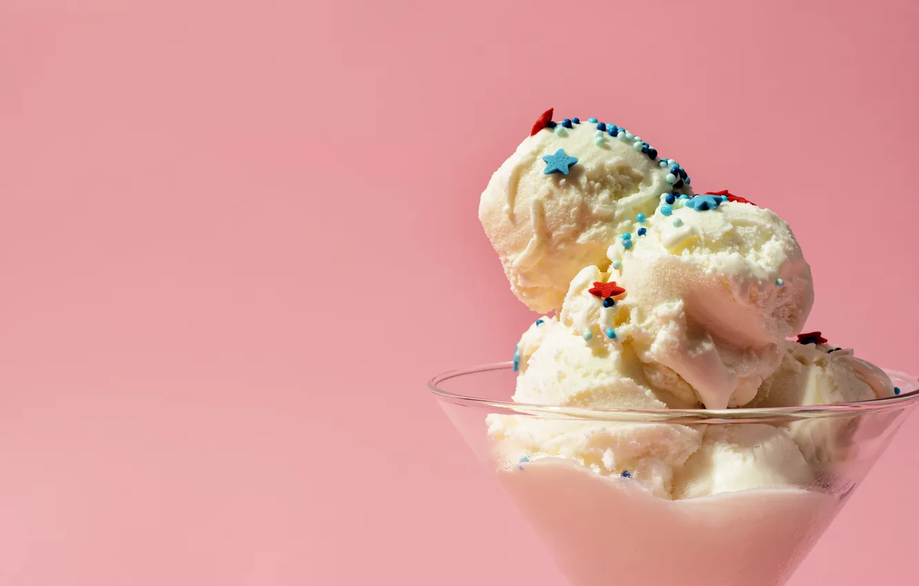 Фото обои glass, cup, ice-cream, delicious