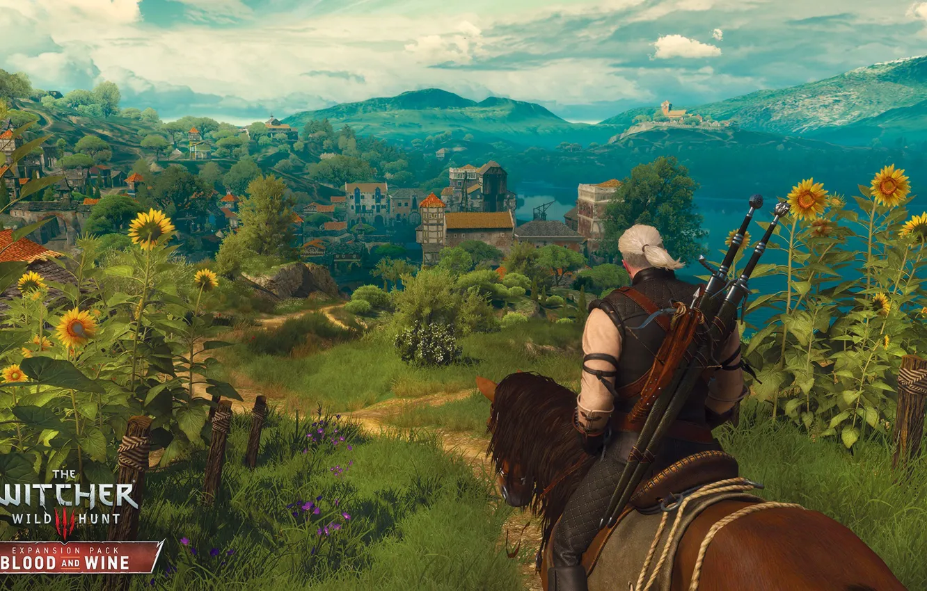 Фото обои The Witcher, Геральт, DLC, Wild Hunt, Blood, Кровь и Вино, Плотва