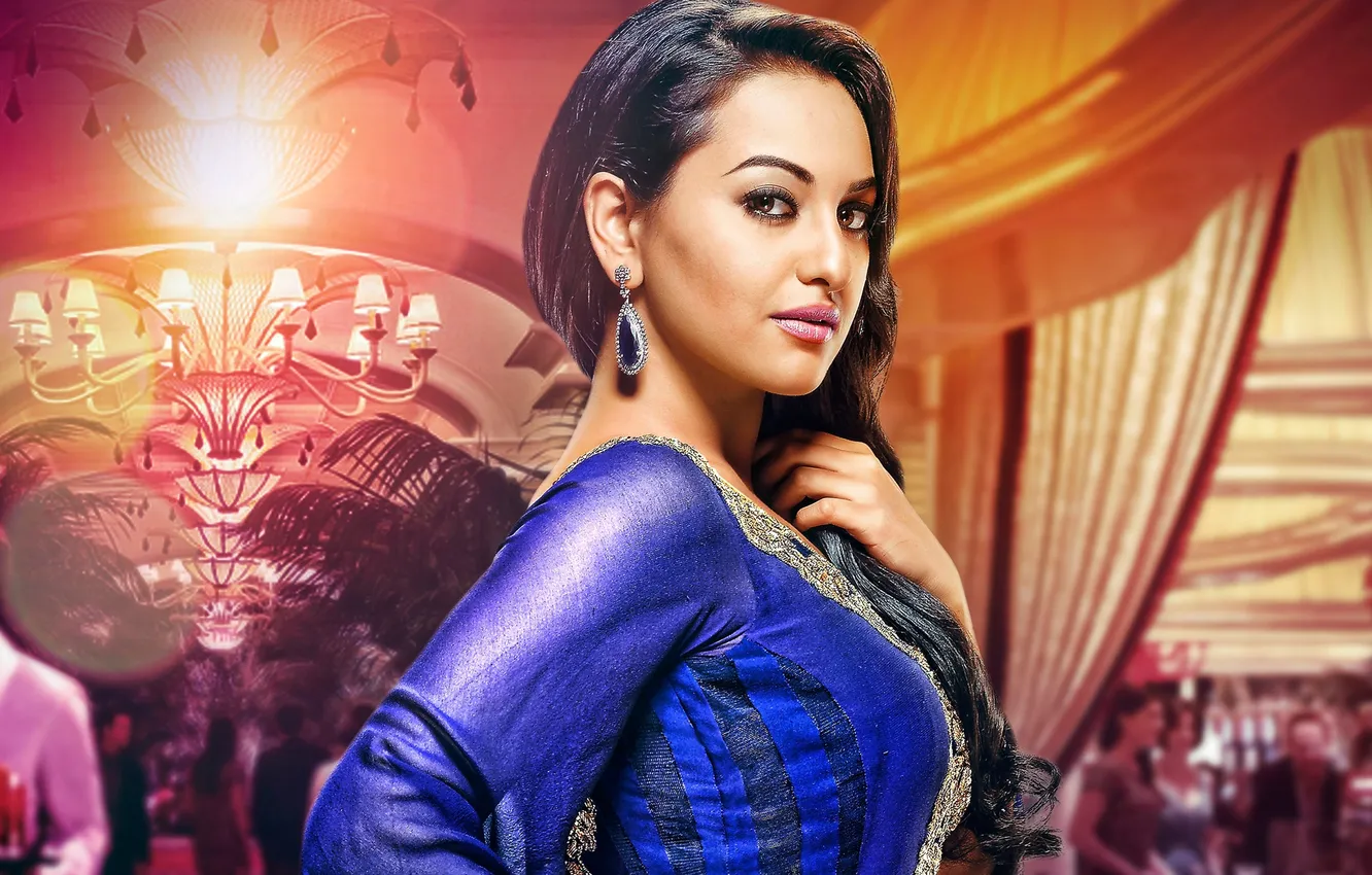 Фото обои девушка, актриса, Sonakshi Sinha, Сонакши Синха