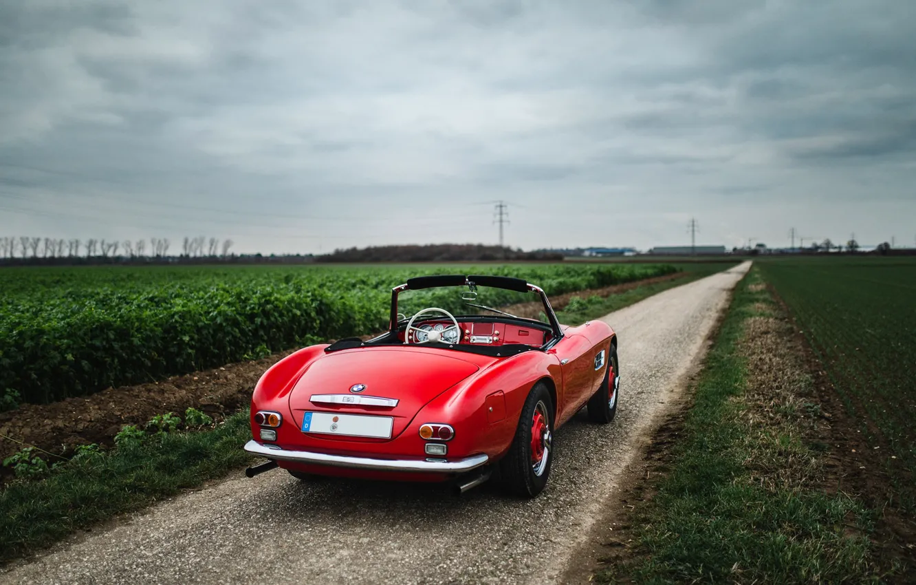 Das ist ein auto. BMW 507 Roadster. BMW 507. BMW 507 Red. BMW 507 -1959 реклама.