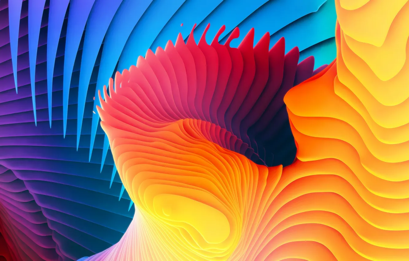 Фото обои краски, color, abstraction, Macbook Pro Retina, 2016, macOS