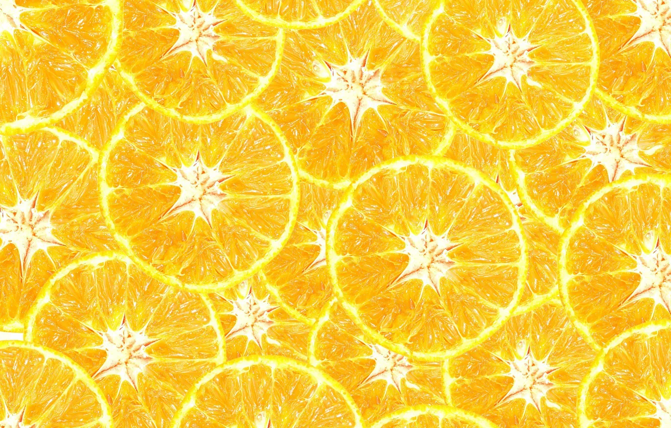 Фото обои макро, фон, апельсин, кружочки