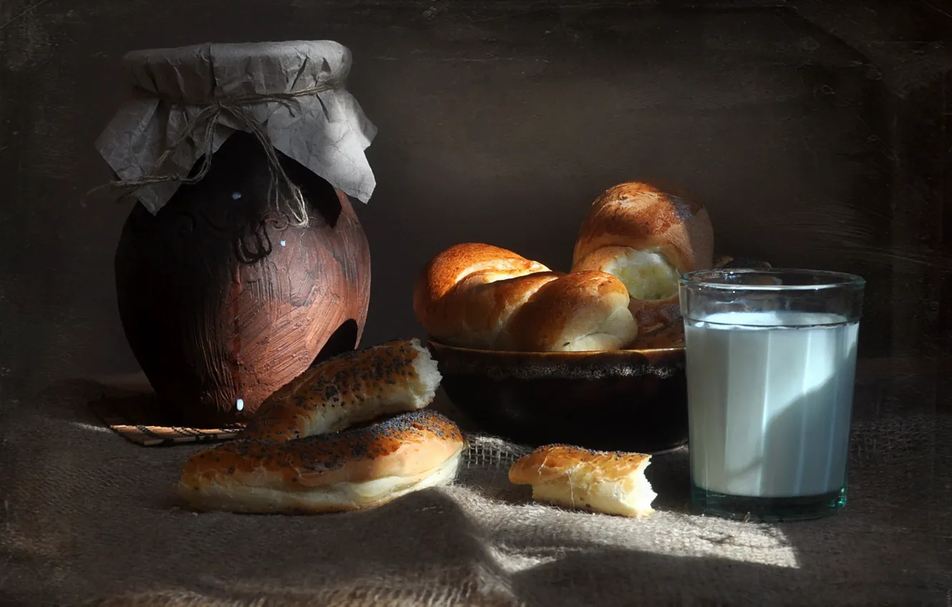 Фото обои фото, фон, еда, молоко, пища, хлеб, натюрморт, композиция