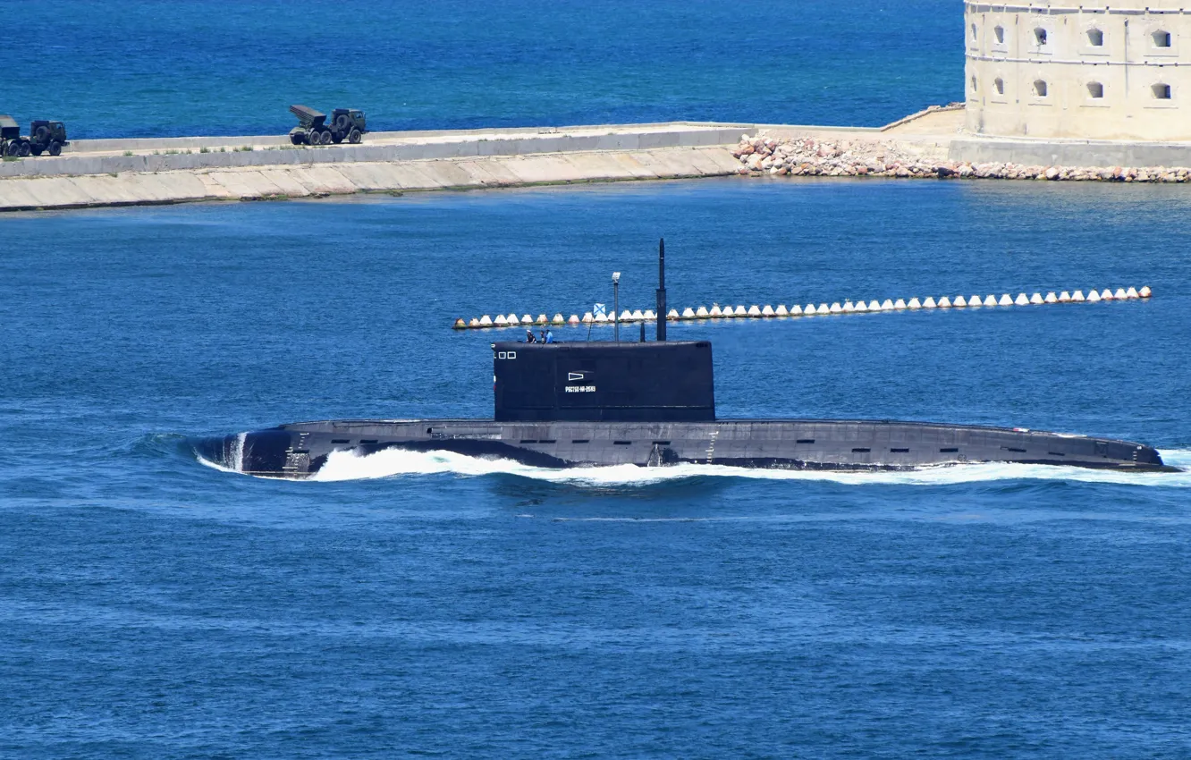 Фото обои лодка, учения, подводная, установки, Черное море, дизельная, Севастополь, ДЭПЛ