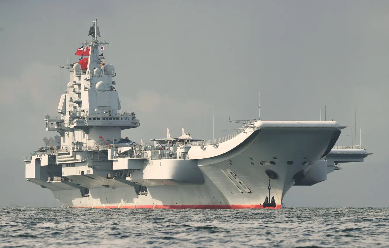 Фото обои корабль, авианесущий, liaoning