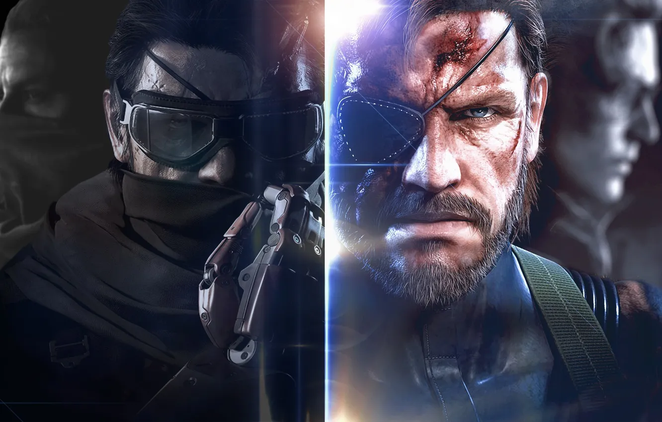 Фото обои Big Boss, Metal Gear Solid V: The Phantom Pain, Ocelot, Kazuhira Miller, Punished Snake