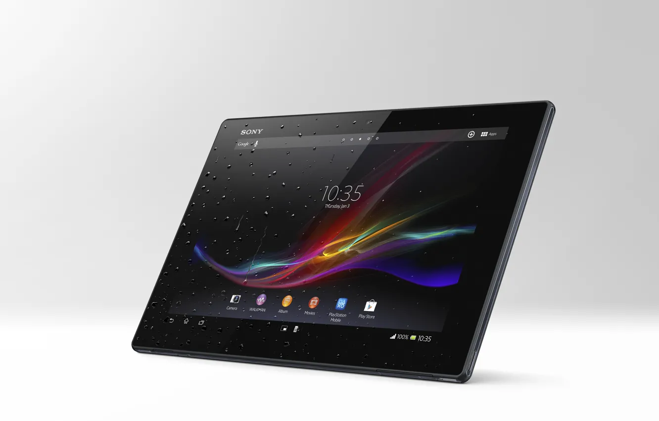 Фото обои планшет, sony, xperia, tablet