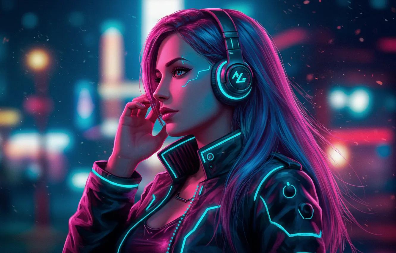 Фото обои девушка, city, город, обои, улица, арт, wallpaper, girl