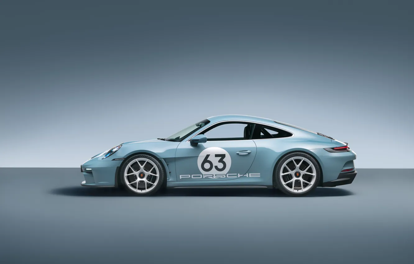 Фото обои 911, Porsche, side view, Porsche 911 S/T Heritage Design Package