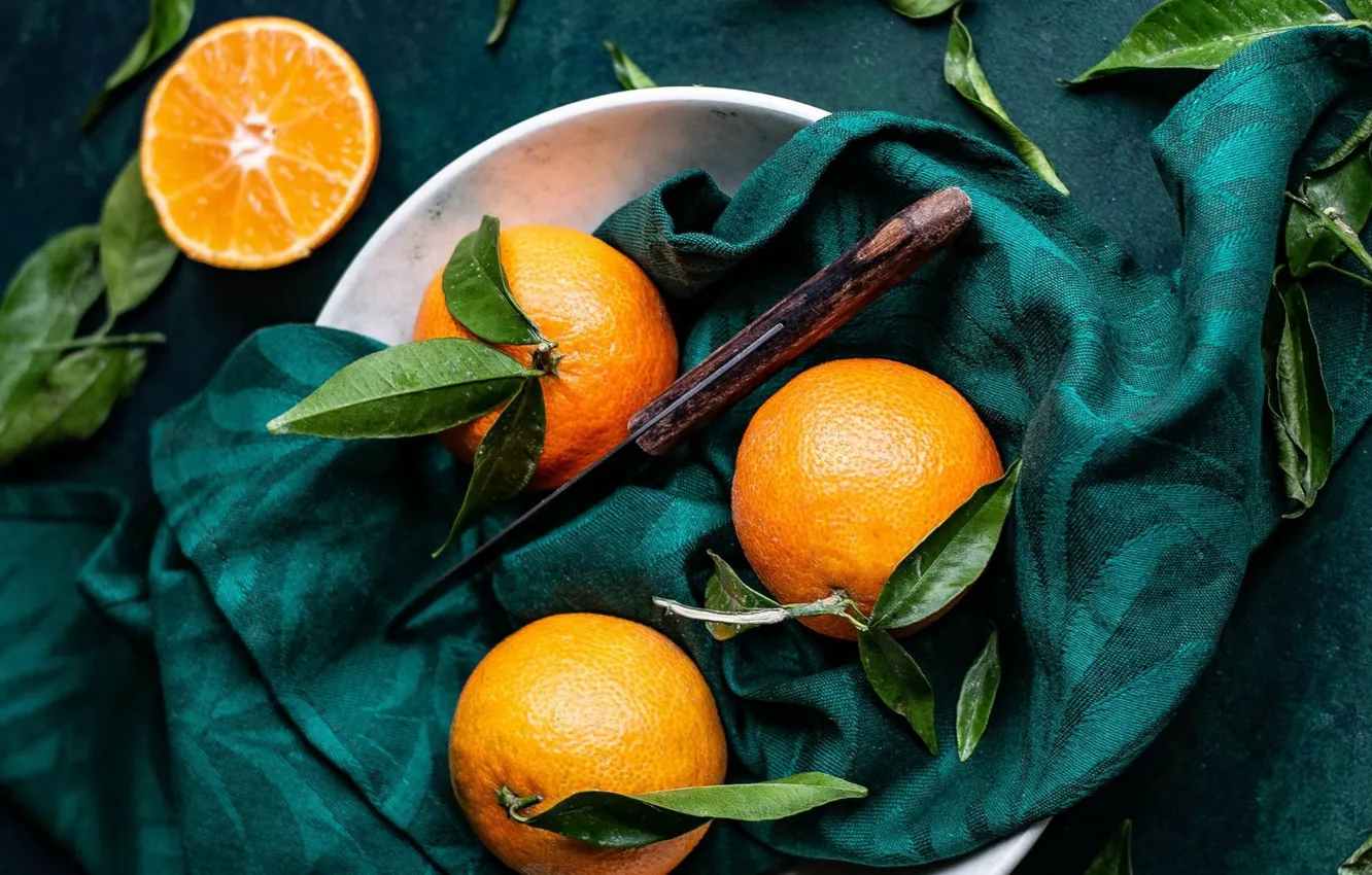 Фото обои вкус, апельсины, блюдо