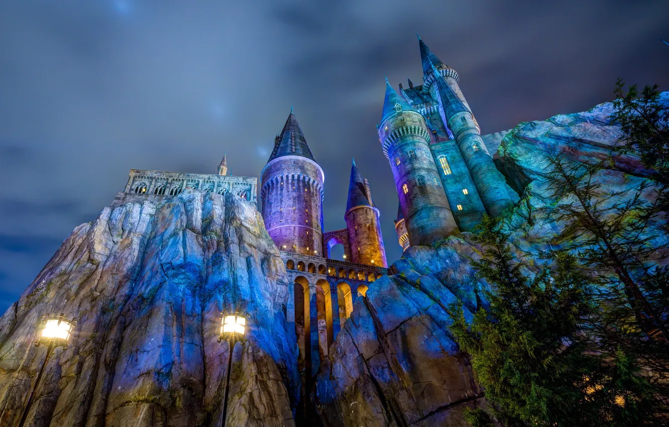 Фото обои Hogwarts, Harry Potter, universal studios florida, Wizarding World