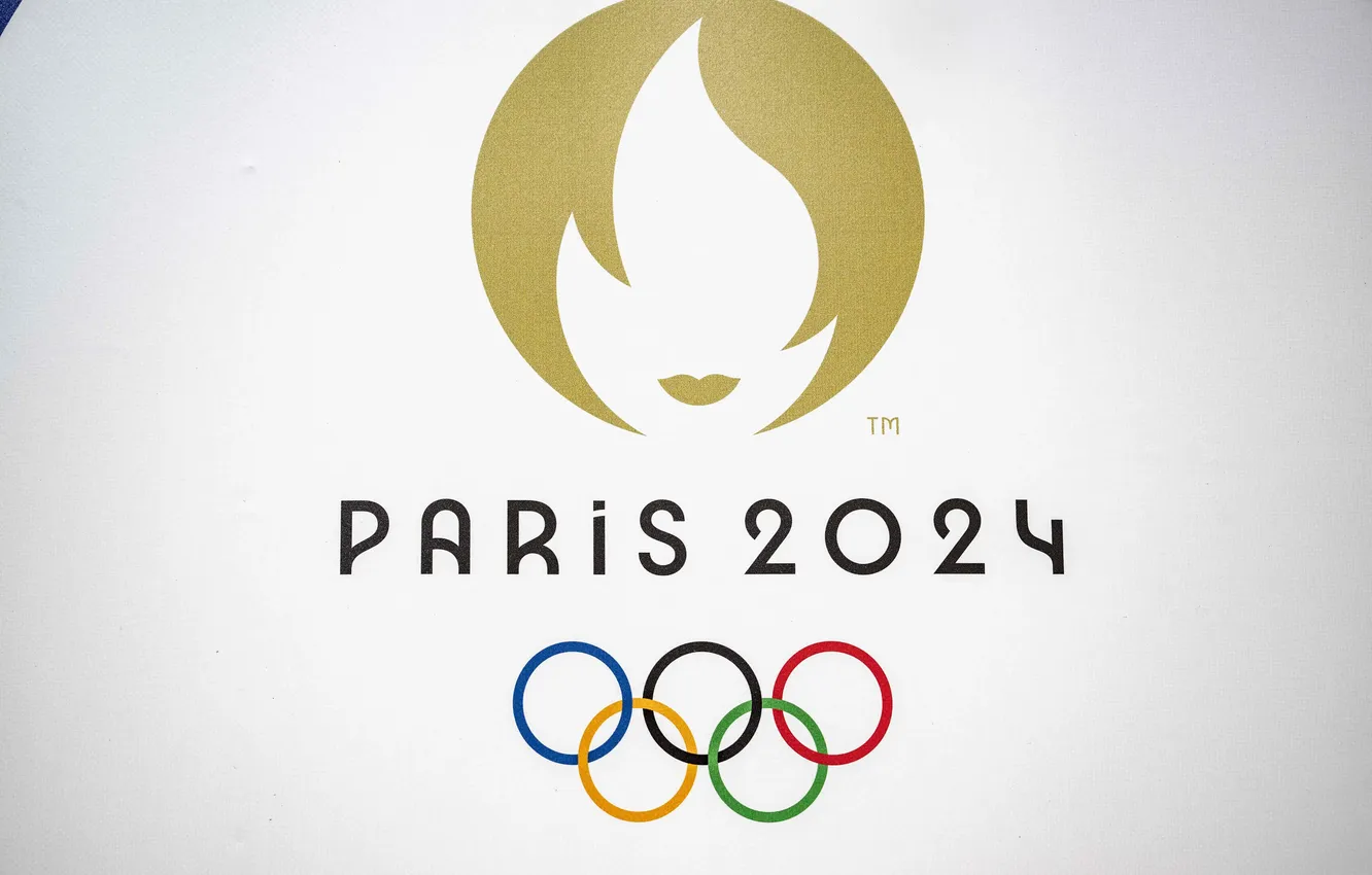 Фото обои Франция, Париж, символика, Олимпийские игры 2024
