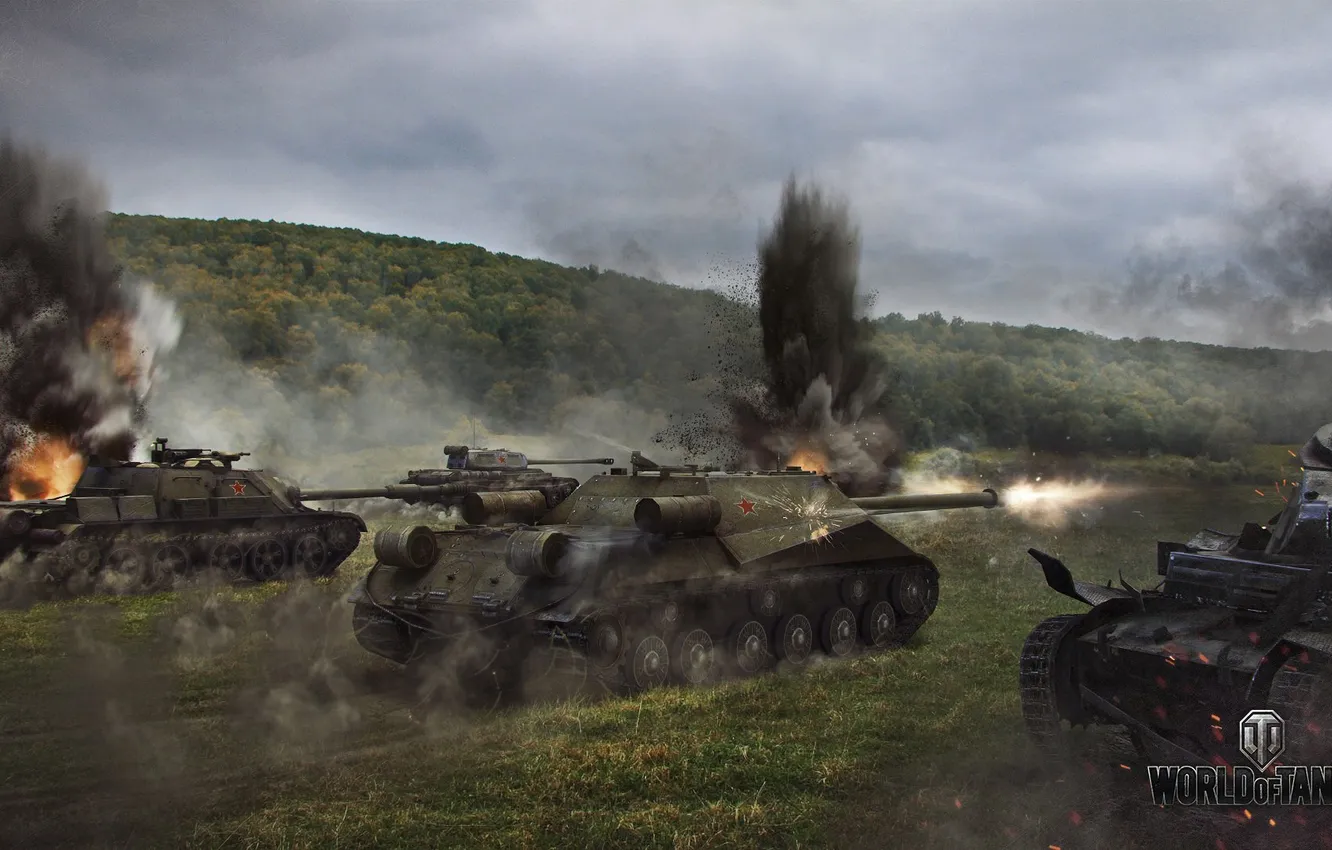 Фото обои танк, танки, WoT, Мир танков, tank, World of Tanks, tanks, СУ-122-54