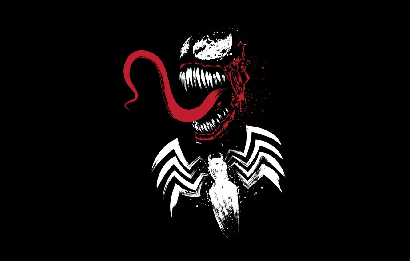 Фото обои venom, MARVEL, веном