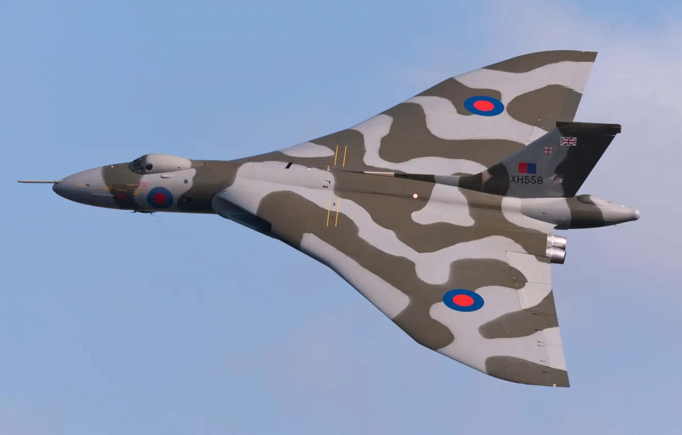 Фото обои bomber, jet, raf, avro vulcan, british airplane