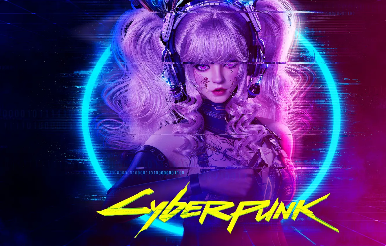 Фото обои future, edge, cyberpunk 2077