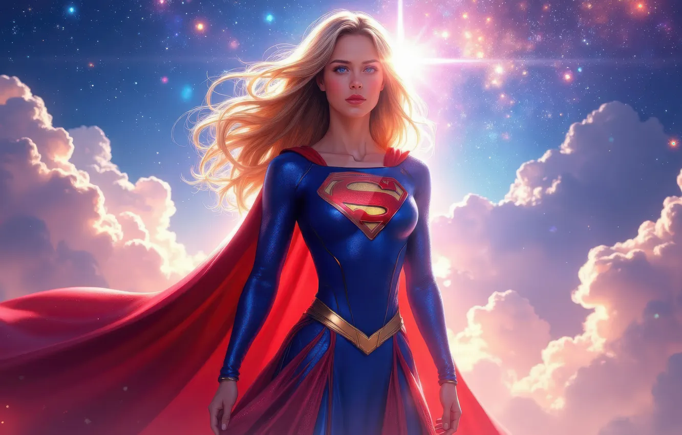 Фото обои supergirl, artistic, menace