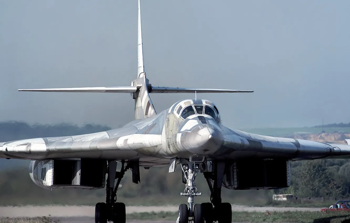 Фото обои авиация, бомбардировщик, стратегический, Ту-160