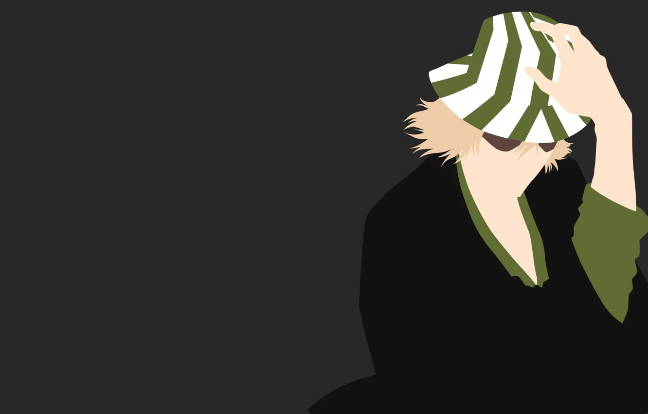 Фото обои game, Bleach, hat, anime, man, blond, asian, hand